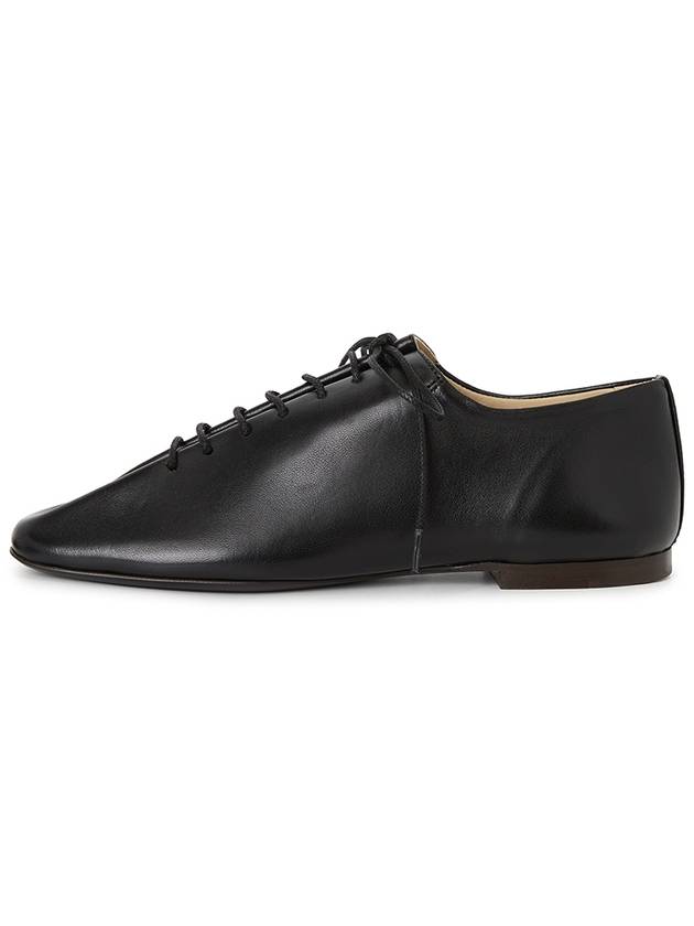 Souris Nappa Leather Flat Classic Derbies Black - LEMAIRE - BALAAN 4