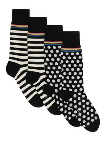 Polka Polk 2 Pack Socks Black - PAUL SMITH - BALAAN 1