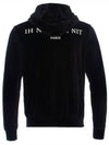 Back logo velor hooded zip up NOM18208 - IH NOM UH NIT - BALAAN 7