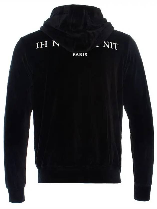 Back logo velor hooded zip up NOM18208 - IH NOM UH NIT - BALAAN 7