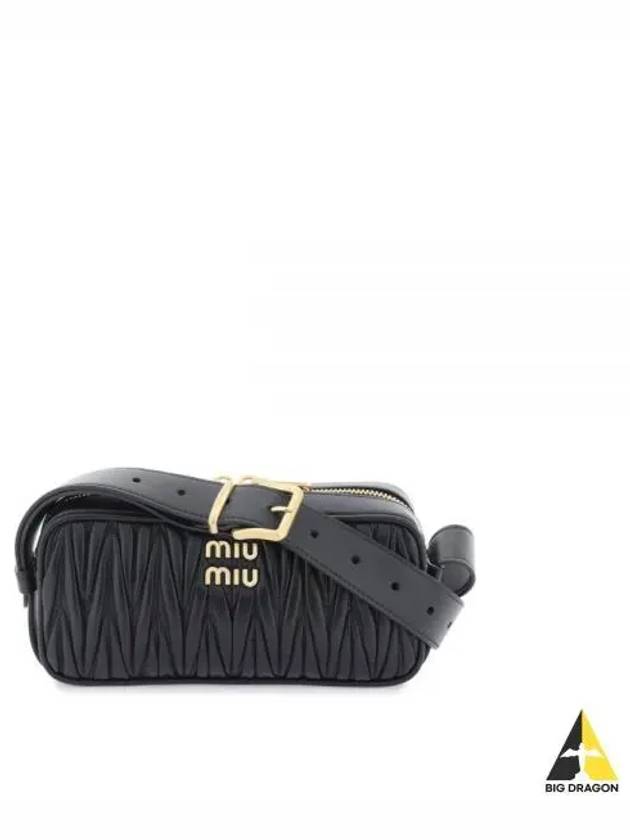 Materasse Nappa Leather Cross Bag Black - MIU MIU - BALAAN 2