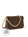 Pochette Accessoires Chain Monogram Shoulder Bag Brown - LOUIS VUITTON - BALAAN 3