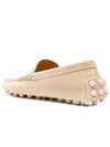 Gommino Bubble Suede Driving Shoes Beige - TOD'S - BALAAN 3