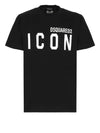 Men's Icon Logo Short Sleeve T-Shirt Black - DSQUARED2 - BALAAN 2