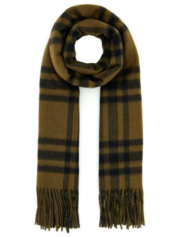 Check Reversible Cashmere Scarf Camp - BURBERRY - BALAAN 1