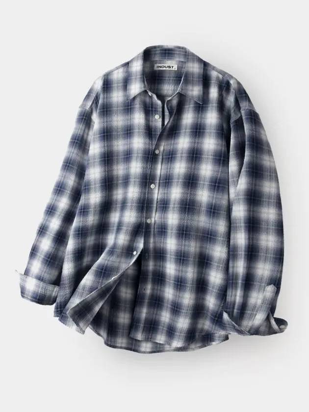 Prime check shirt navy - INDUST - BALAAN 6