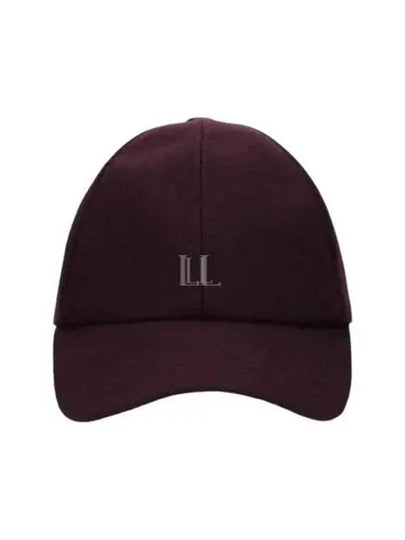 Signature Logo Wool Ball Cap Burgundy - COURREGES - BALAAN 2