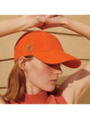 24 DAVIS Ball Cap Hat Orange H241053N 33SM - HERMES - BALAAN 3