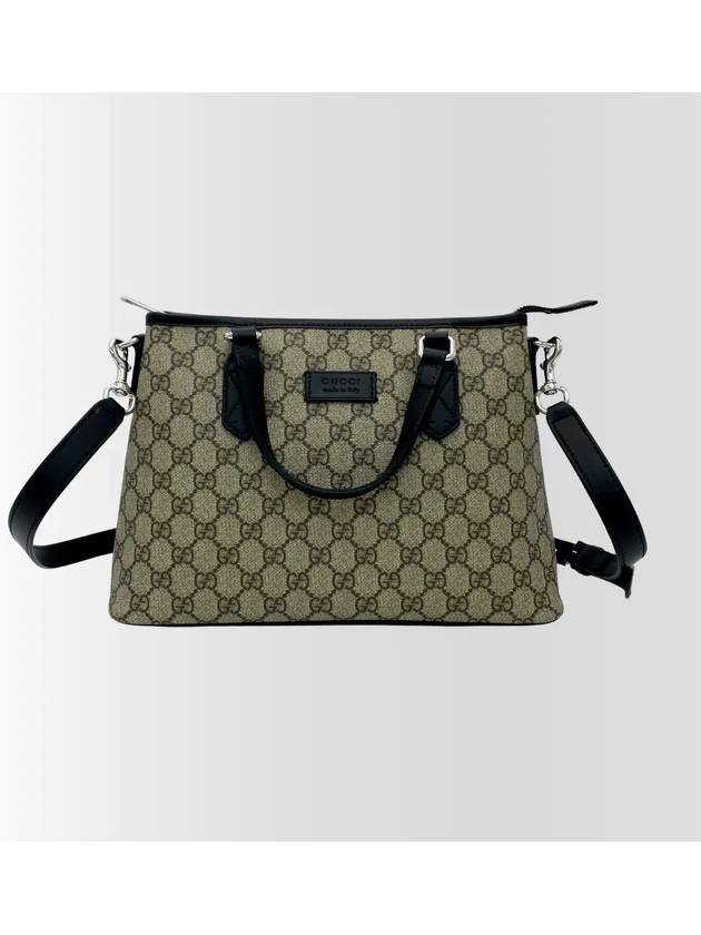 GG Supreme Canvas Small Tote Bag Cross 779867 - GUCCI - BALAAN 3