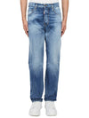 Denim Straight Jeans Blue - DSQUARED2 - BALAAN 2