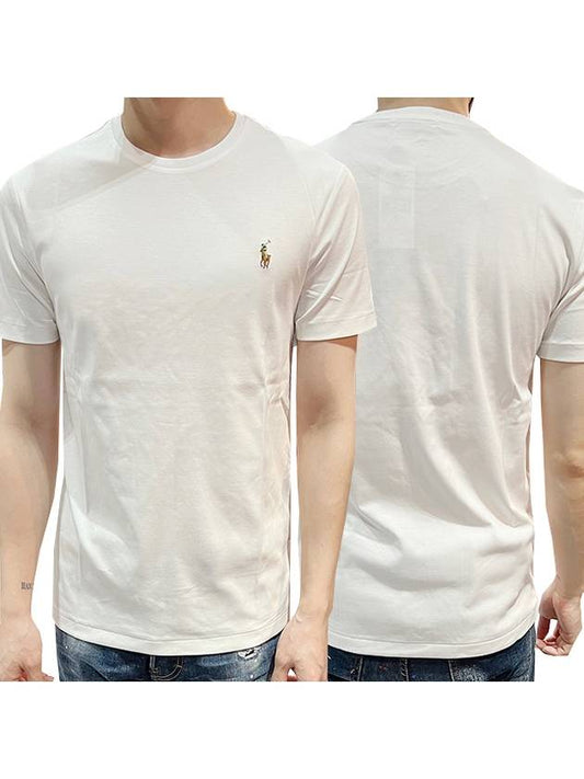 Embroidered Logo Pony Short Sleeve T-Shirt White - POLO RALPH LAUREN - BALAAN 2