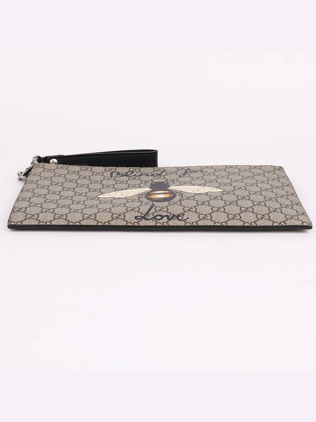 GG canvas bee printing medium clutch bag 473904 - GUCCI - BALAAN 7