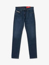 Men's 2019 D-Strukt Straight Jeans Blue - DIESEL - BALAAN 2