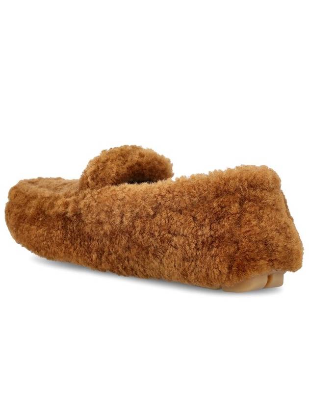 Shearling Driving Shoes Caramel - PRADA - BALAAN 4