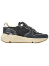 Running Sole Leather Low Top Sneakers Navy - GOLDEN GOOSE - BALAAN 5