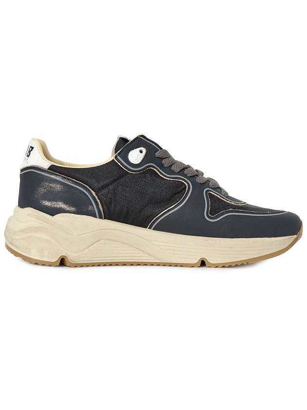 Running Sole Leather Low Top Sneakers Navy - GOLDEN GOOSE - BALAAN 5