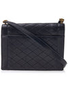 Gabi Quilting Small Lambskin Shoulder Bag Black - SAINT LAURENT - BALAAN 7