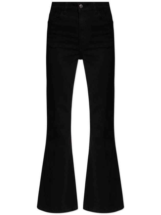 Gestuz Pants With Rivylinagz Logo, Women's, Black - GESTUZ - BALAAN 1