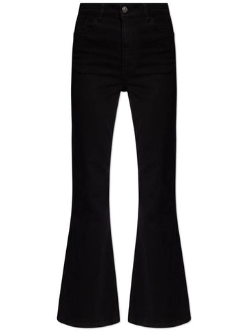 Gestuz Pants With Rivylinagz Logo, Women's, Black - GESTUZ - BALAAN 1