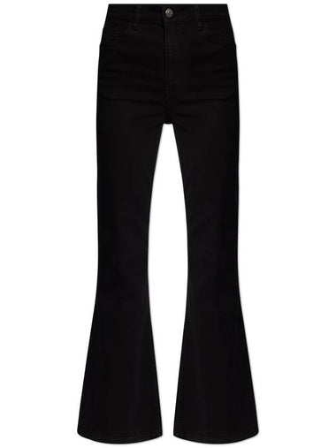 Gestuz Pants With Rivylinagz Logo, Women's, Black - GESTUZ - BALAAN 1