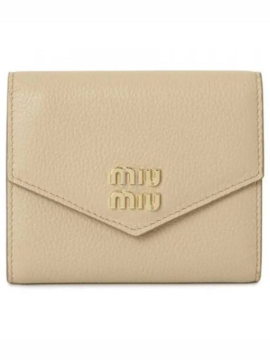 Women's Grain Leather Bicycle Wallet 5MH040 2DT7 F0036 - MIU MIU - BALAAN 2