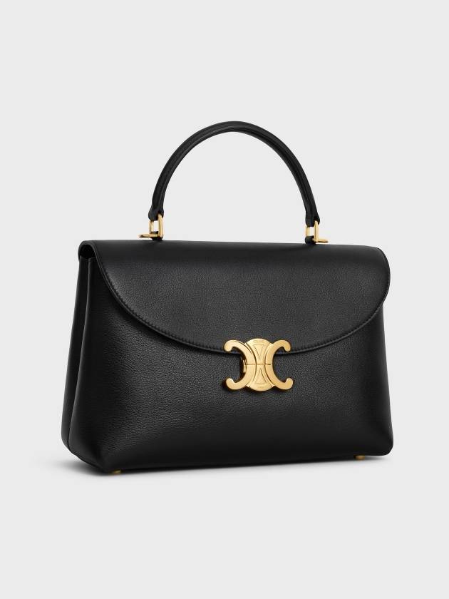 Medium Nino Supple Calfskin Cross Bag Black - CELINE - BALAAN 3