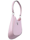 Triangular Logo Cleo Brushed Leather Shoulder Bag Pink - PRADA - BALAAN 4