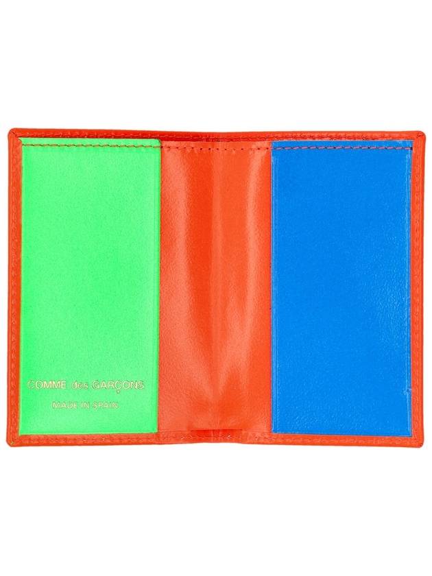 Comme Des Garçons Super Fluo Bifold Cardholder - COMME DES GARCONS - BALAAN 2