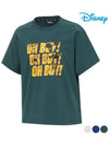 Text Graphic Short Sleeve Round T-Shirt DO2LTR050 - DISNEY GOLF - BALAAN 3