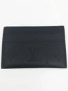 Monogram Double Card Wallet Black - LOUIS VUITTON - BALAAN 3