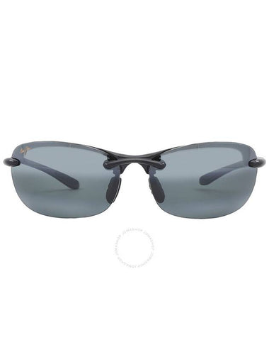 Maui Jim Hanalei Universal Fit Neutral Grey Wrap Unisex Sunglasses 413N-02 64 - MAUI JIM - BALAAN 1