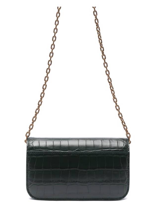 Gossip BB Logo Crocodile Chain Shoulder Bag Green - BALENCIAGA - BALAAN 5