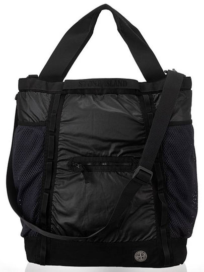 Three Way Canvas Backpack Black - STONE ISLAND - BALAAN 2