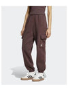 adidas fleece cargo pants brown IW5722 - ADIDAS - BALAAN 1