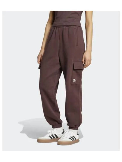 adidas fleece cargo pants brown IW5722 - ADIDAS - BALAAN 2