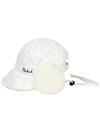 1st Quilted earring bonnet hat MX4SA511 - P_LABEL - BALAAN 7