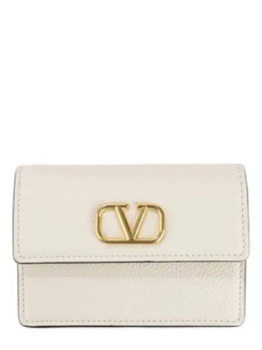 5W0P0AE6 SNP I16 5W2P0AE6 V Logo Signature Folding Card Wallet 1335840 - VALENTINO - BALAAN 1