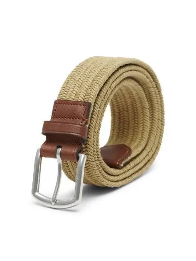 braided stretch belt brown - POLO RALPH LAUREN - BALAAN 1