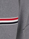 Milano Stitch Sprite Armband Cotton V-neck Cardigan Light Grey - THOM BROWNE - BALAAN 4