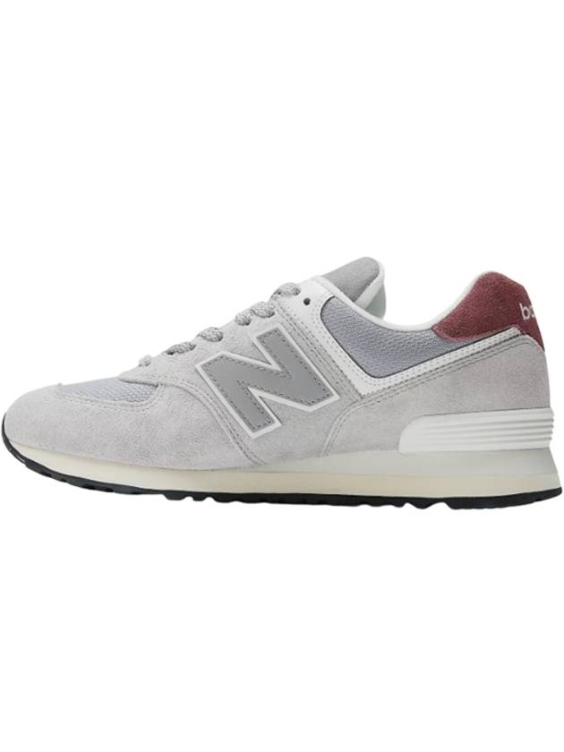 574 Low Top Sneakers Maroon Arctic Grey - NEW BALANCE - BALAAN 2