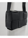 Intrecciato Cassette Small Cross Bag Black - BOTTEGA VENETA - BALAAN 7