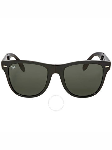 Ray Ban Wayfarer Folding Classic Green Classic G-15 Unisex Sunglasses RB4105 601 54 - RAY-BAN - BALAAN 1