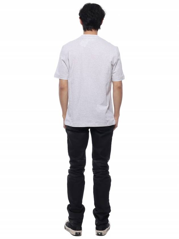 Cotton Short Sleeve T-Shirt White - BRUNELLO CUCINELLI - BALAAN 6