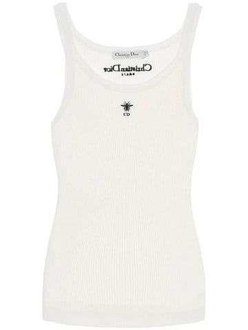 Ribbed tank top 343T50B4086 0200 - DIOR - BALAAN 1