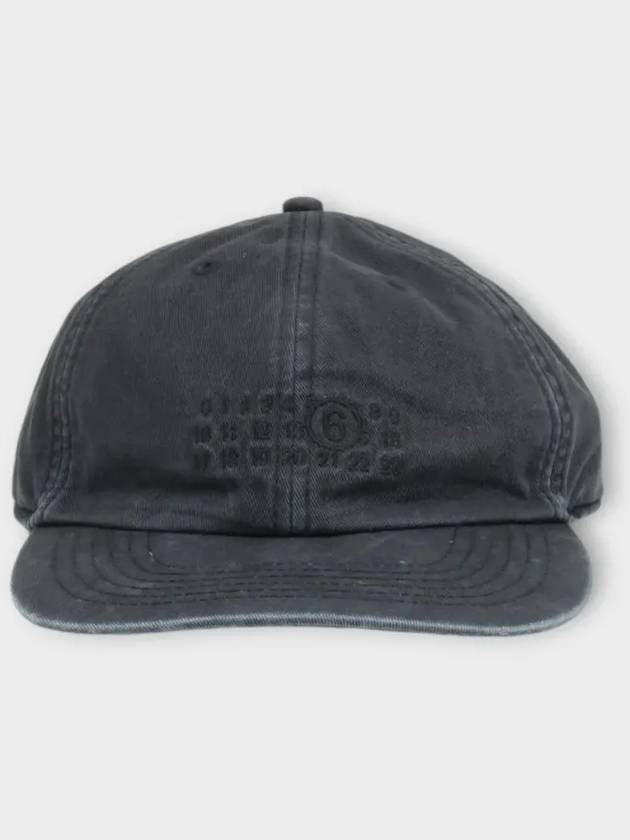 Signature Number Embroidered Ball Cap Black - MAISON MARGIELA - BALAAN 3