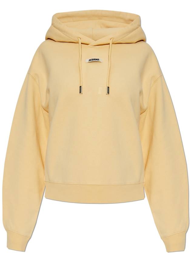 Jacquemus Sweatshirt With Logo, Women's, Yellow - JACQUEMUS - BALAAN 1