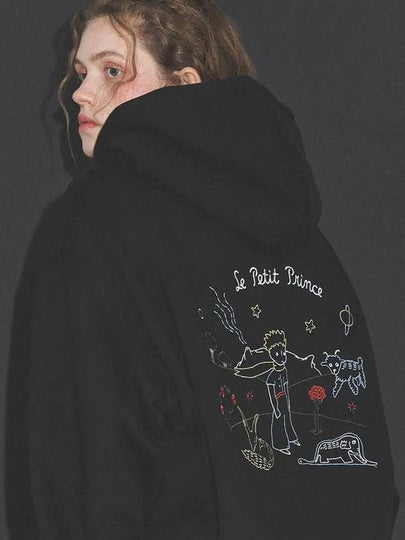 Le Petit Prince Embroidered Hoodie Black - CPGN STUDIO - BALAAN 2