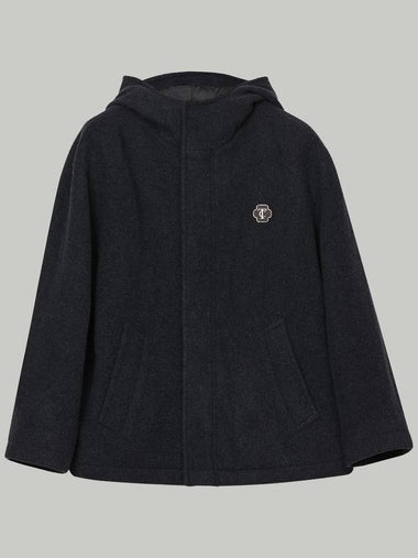 TC logo hooded short coat - TRADCLUB - BALAAN 1