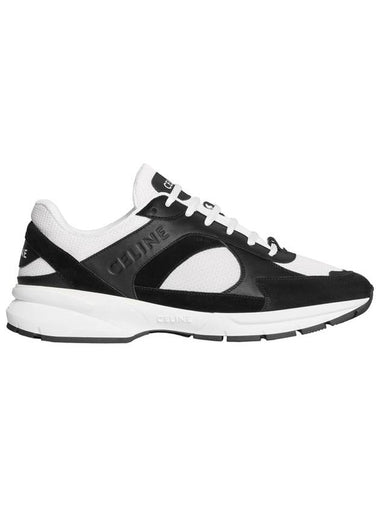 Runner CR-03 Low Top Sneakers Optic White Black - CELINE - BALAAN 1