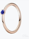 Rose Stella Solitaire Ring Blue - PANDORA - BALAAN 2